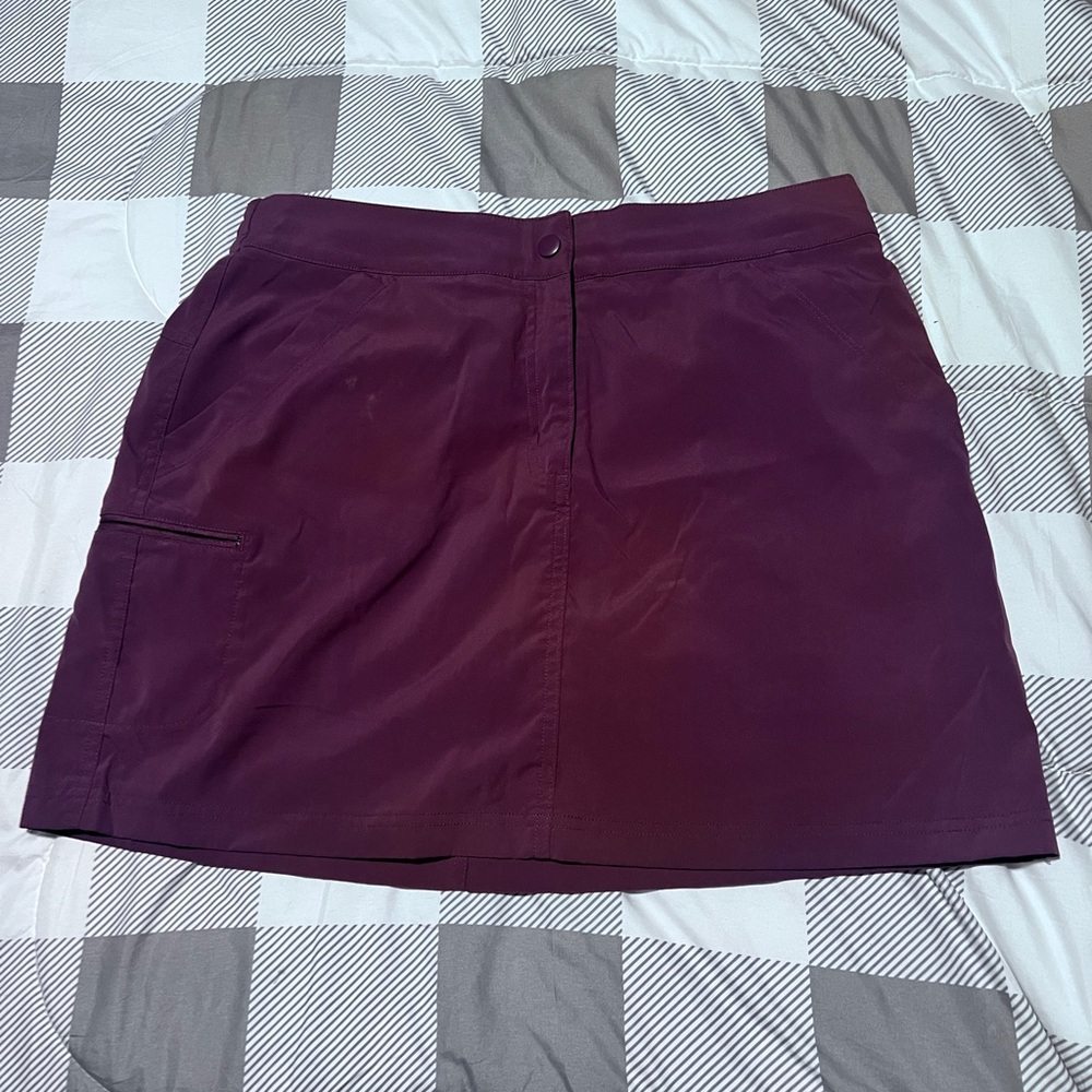 Purple Skirt with Pocket